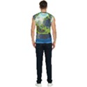 Cartoon Network Mountains Landscapes Seas Illustrations Adventure Time Rivers Men s Raglan Cap Sleeve T-Shirt View2