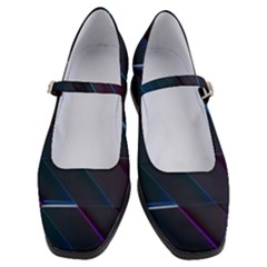 Glass Scifi Violet Ultraviolet Women s Mary Jane Shoes