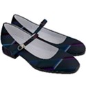 Glass Scifi Violet Ultraviolet Women s Mary Jane Shoes View3
