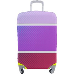 Pattern Banner Set Dot Abstract Luggage Cover (large)