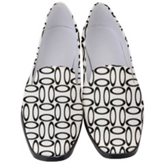 Ellipse Pattern Ellipse Dot Pattern Women s Classic Loafer Heels