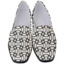 Ellipse Pattern Ellipse Dot Pattern Women s Classic Loafer Heels View1