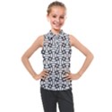 Ellipse Pattern Ellipse Dot Pattern Kids  Sleeveless Polo T-Shirt View1