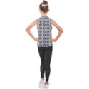 Ellipse Pattern Ellipse Dot Pattern Kids  Sleeveless Polo T-Shirt View2