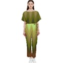 Zig Zag Chevron Classic Pattern Batwing Lightweight Chiffon Jumpsuit View1