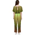 Zig Zag Chevron Classic Pattern Batwing Lightweight Chiffon Jumpsuit View2