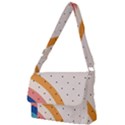 Retro Abstract Geometric Full Print Messenger Bag (S) View1