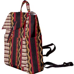 Textile Pattern Abstract Fabric Buckle Everyday Backpack