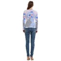 Achievement Success Mountain Clouds Women s Cut Out Long Sleeve T-Shirt View4