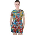 Just Do It Pattern Women s T-Shirt and Shorts Set View1