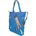 Rocket Spaceship Space Travel Nasa Shoulder Tote Bag View2