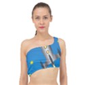 Rocket Spaceship Space Travel Nasa Spliced Up Bikini Top  View1