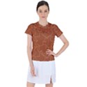Autumn Leaves Repeat Pattern Women s Sports Top View1