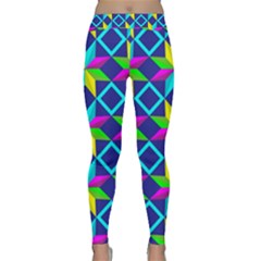 Pattern Star Abstract Background Classic Yoga Leggings