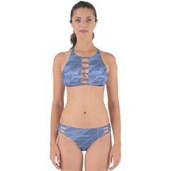 Lines Shapes Pattern Web Creative Perfectly Cut Out Bikini Set