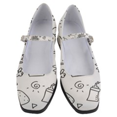 Set Chalk Out Scribble Collection Women s Mary Jane Shoes