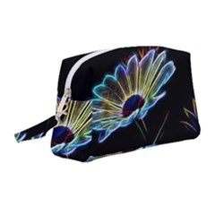 Flower Pattern Design Abstract Background Wristlet Pouch Bag (medium)