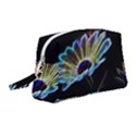 Flower Pattern Design Abstract Background Wristlet Pouch Bag (Medium) View1