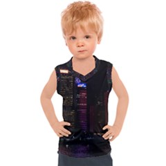 Hong Kong China Asia Skyscraper Kids  Sport Tank Top