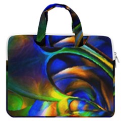 Light Texture Abstract Background Macbook Pro 13  Double Pocket Laptop Bag