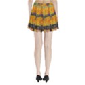 London Tower Abstract Bridge Pleated Mini Skirt View2