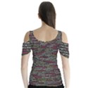 Full Frame Shot Of Abstract Pattern Butterfly Sleeve Cutout T-Shirt  View2