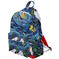 Dog House Vincent Van Gogh s Starry Night Parody The Plain Backpack by Modalart