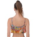 Tardis Starry Night Doctor Who Van Gogh Parody Frill Bikini Top View2
