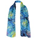Mount Fuji Art Starry Night Van Gogh Lightweight Scarf  View1