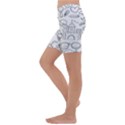 Baby Hand Sketch Drawn Toy Doodle Kids  Lightweight Velour Capri Yoga Leggings View2