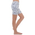 Baby Hand Sketch Drawn Toy Doodle Kids  Lightweight Velour Capri Yoga Leggings View3