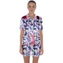 Abstract Art Work 1 Satin Short Sleeve Pajamas Set View1