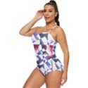 Abstract Art Work 1 Retro Full Coverage Swimsuit View2