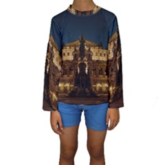 Dresden Semper Opera House Kids  Long Sleeve Swimwear