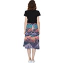 Adventure Psychedelic Mountain Frill Hi Low Chiffon Skirt View2
