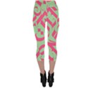 Pattern Ornament Gothic Style Elegant Font Tattoos Capri Leggings  View2