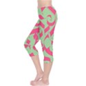 Pattern Ornament Gothic Style Elegant Font Tattoos Capri Leggings  View3