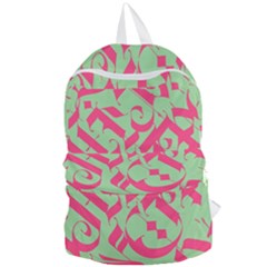 Pattern Ornament Gothic Style Elegant Font Tattoos Foldable Lightweight Backpack