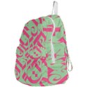 Pattern Ornament Gothic Style Elegant Font Tattoos Foldable Lightweight Backpack View4