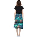 Amazing Aurora Borealis Colors Frill Hi Low Chiffon Skirt View2
