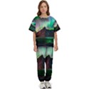 Aurora Borealis Nature Sky Light Kids  T-Shirt and Pants Sports Set View1