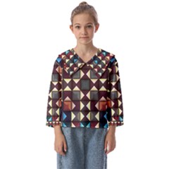 Symmetry Geometric Pattern Texture Kids  Sailor Shirt