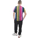 Pastel Colors Striped Pattern Men s Sport Top View2