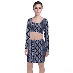Tribal African Pattern Top And Skirt Sets