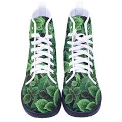 Shanghai Botanical Garden Women s High-top Canvas Sneakers