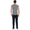 Geomtric Pattern Illusion Shapes Men s Raglan Cap Sleeve T-Shirt View2