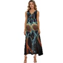 Organism Neon Science V-Neck Sleeveless Loose Fit Overalls View1