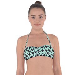 Orca Killer Whale Fish Tie Back Bikini Top