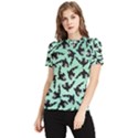 Orca Killer Whale Fish Women s Short Sleeve Rash Guard View1