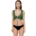 Matrix Technology Tech Data Digital Network Low Cut Ruffle Edge Bikini Top View1